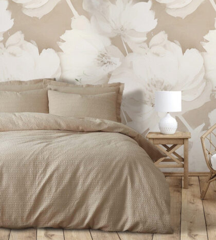 Natural Waffle Bedding