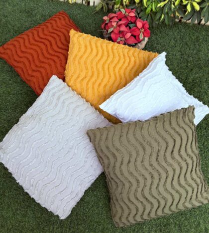 Arlo Collection: Premium Tufted Cushion Covers (Pair)