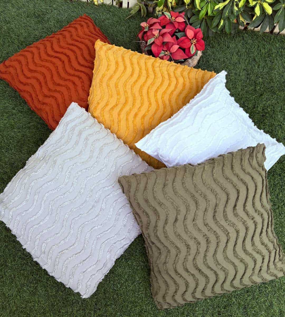 Arlo Collection: Premium Tufted Cushion Covers (Pair)