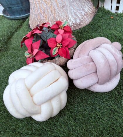 Knotted Ball Cushion