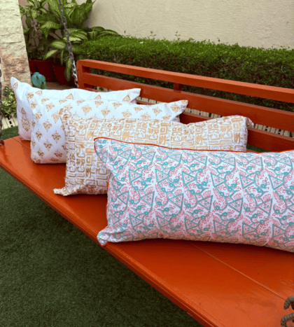 Block Print Cushion Covers Collection