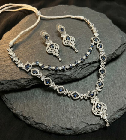 Midnight Sapphire Necklace Set